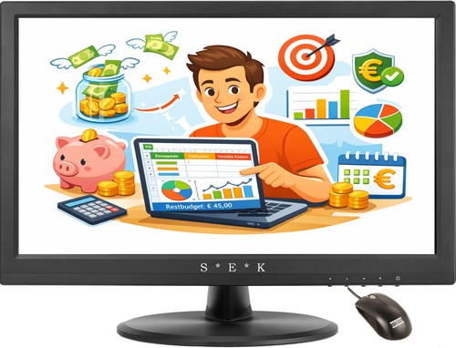 Digitales haushaltsbuch excel - digitales,