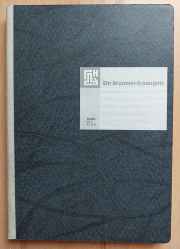 Rarität spaltenbuch brunnen - rarität,