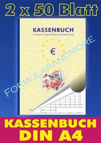 Kassenbuch dina4 - kassenbuch,