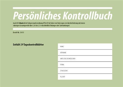 Persönliches kontrollbuch - persönliches,