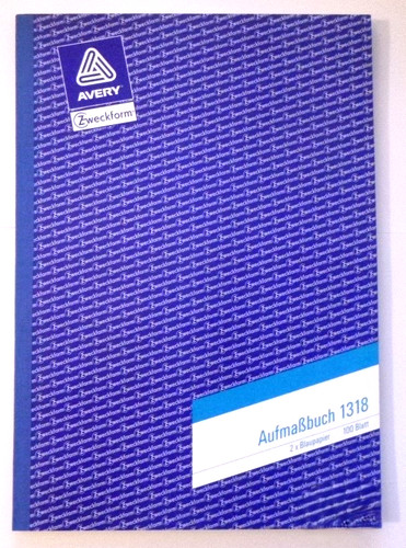Zweckform 1318 aufmaßbuch 2x - zweckform, 1318,