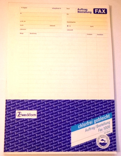 Zweckform 1006 auftrag - zweckform, /