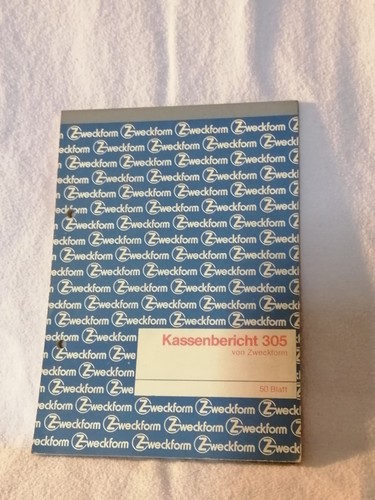 Zweckform kassenbericht 305 - zweckform,
