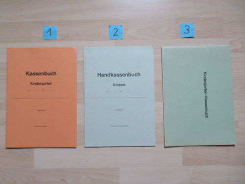 Kassenbuch kindergarten - 1x,
