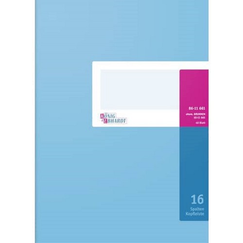 Spaltenbuch 661 a4 16 - a4,