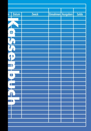 Kassenbuch blau 110 seiten - seiten, |