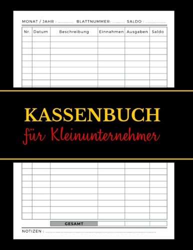 Kassenbuch einnahmen - kassenbuch, &