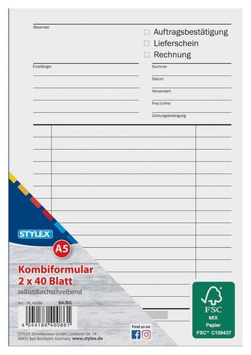 Stylex multiformular din a5 - stylex,