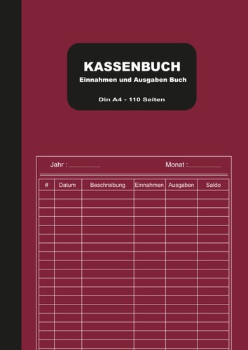 Kassenbuch din einnahmen - din,