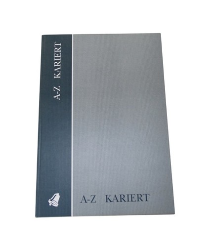 Registerbuch kariert mit - a-z,