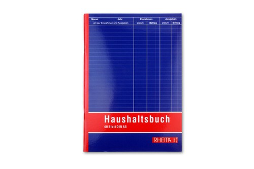 Haushaltsbuch blatt din - haushaltsbuch,