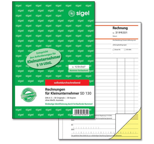Sigel rechnung für - sigel,