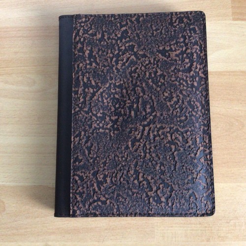 Kladde notizbuch braun blanko - kladde,