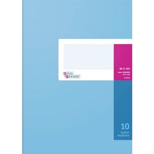 Spaltenbuch 601 a4 10 - a4,